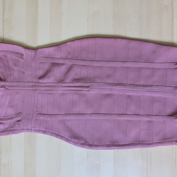 Unbranded Barbie Bubblegum Pink Bandage Body Con Shapewear Date Dress V Neck - Picture 14 of 14